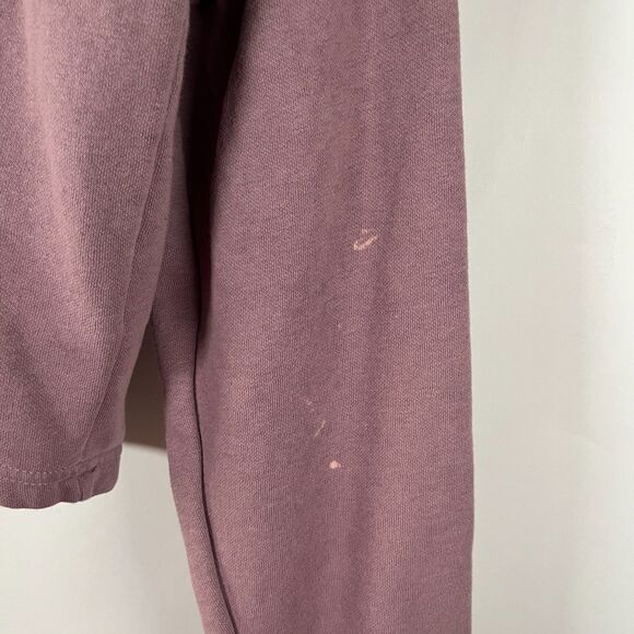 North Face Evolution Hi-Lo Cropped Hoodie Women Size Medium Dusty Rose Gorpcore - Picture 9 of 9